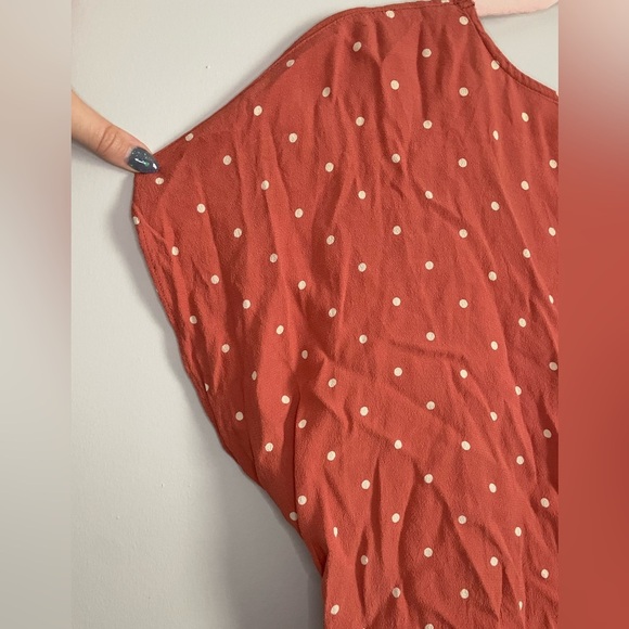 Madewell Sash-Tie Polka Dot Wrap Top - Picture 7 of 14